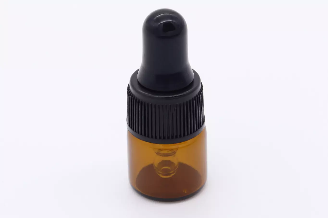1ml pipettás üveg – fekete (15 db)