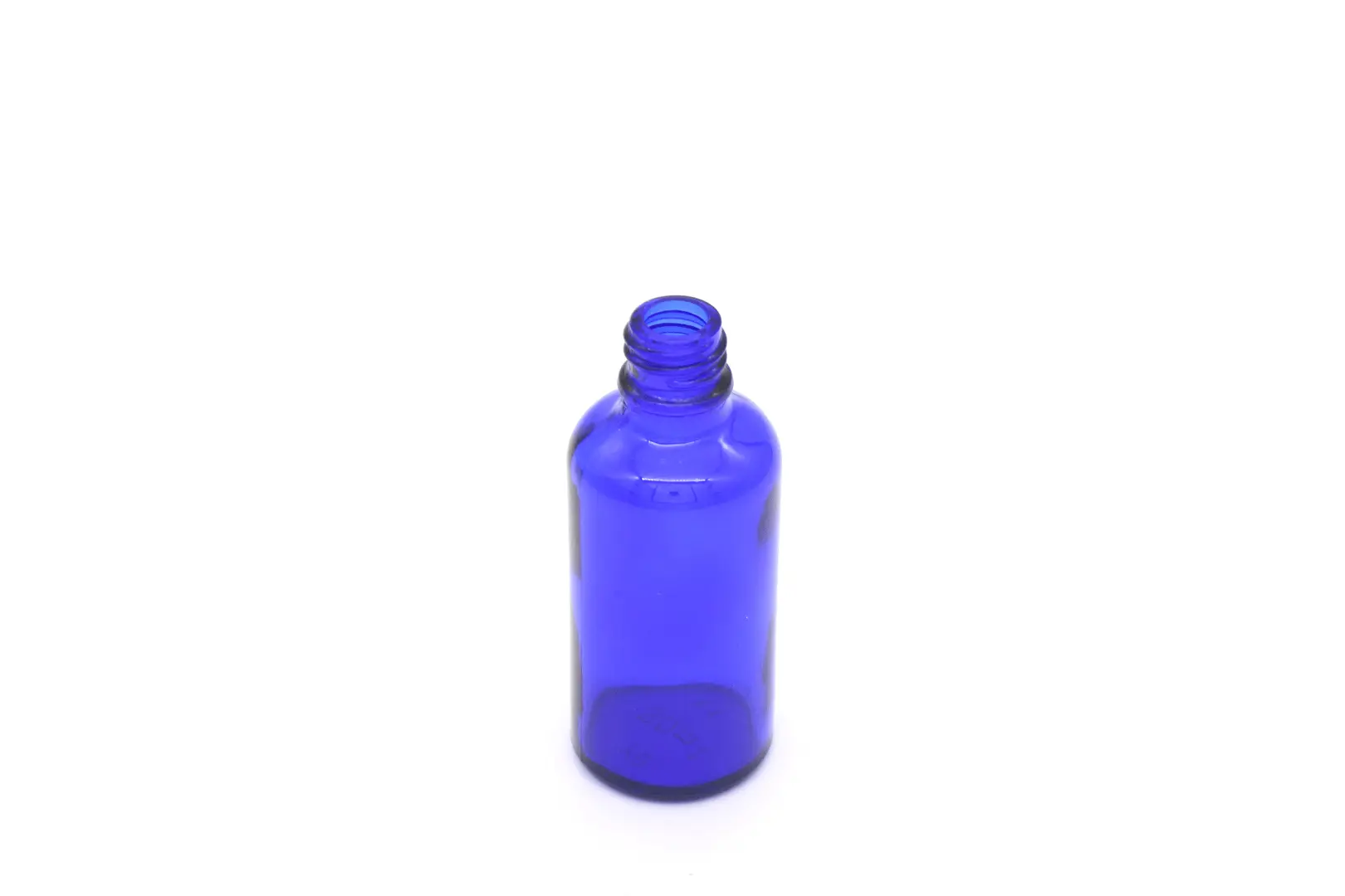 50ml -es üveg kék palack